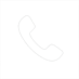 white phone icon with trasparent background