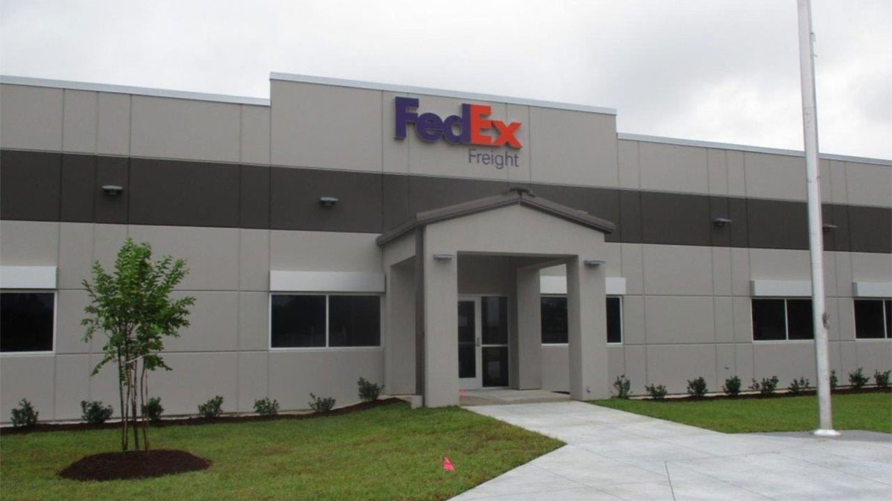 FedEx industrial construction by Moltus Building Group in Greenville NC