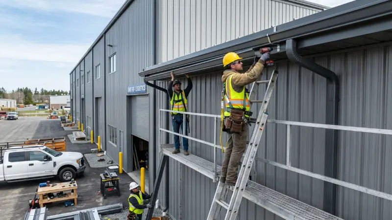 Commercial Gutter Installation